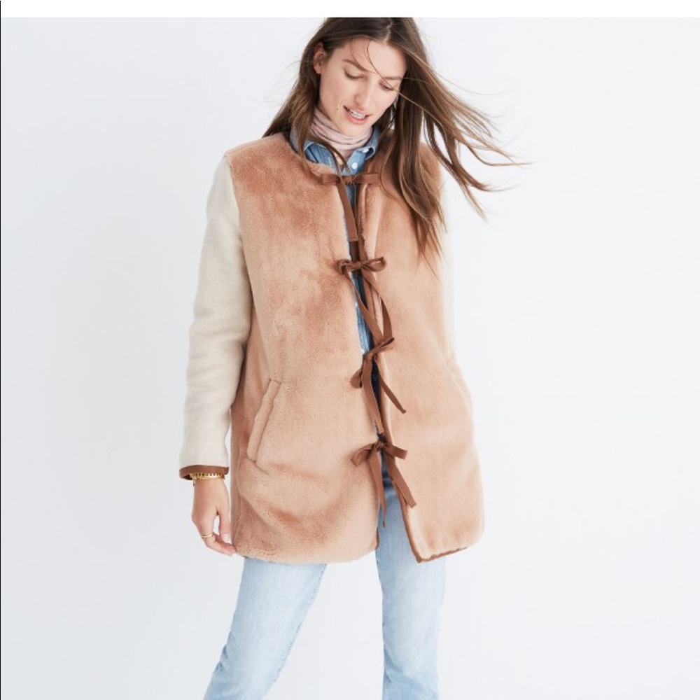 Madewell mink coat